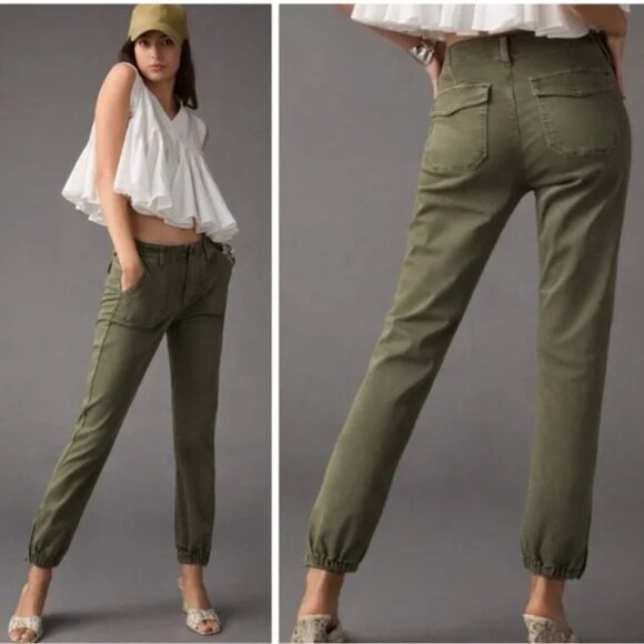 PAIGE Pants - Paige Mayslie Green Joggers Sz 32